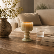 Pedestal Calm Candle