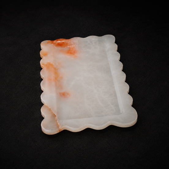 Blush Tide Marble Tray