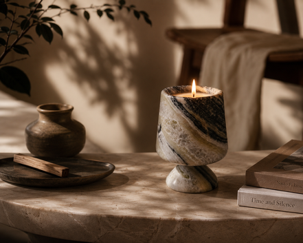 Nocturne Pedestal Candle (SSNC001)