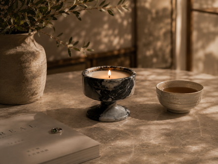Nocturne Pedestal Candle (SSNC005)