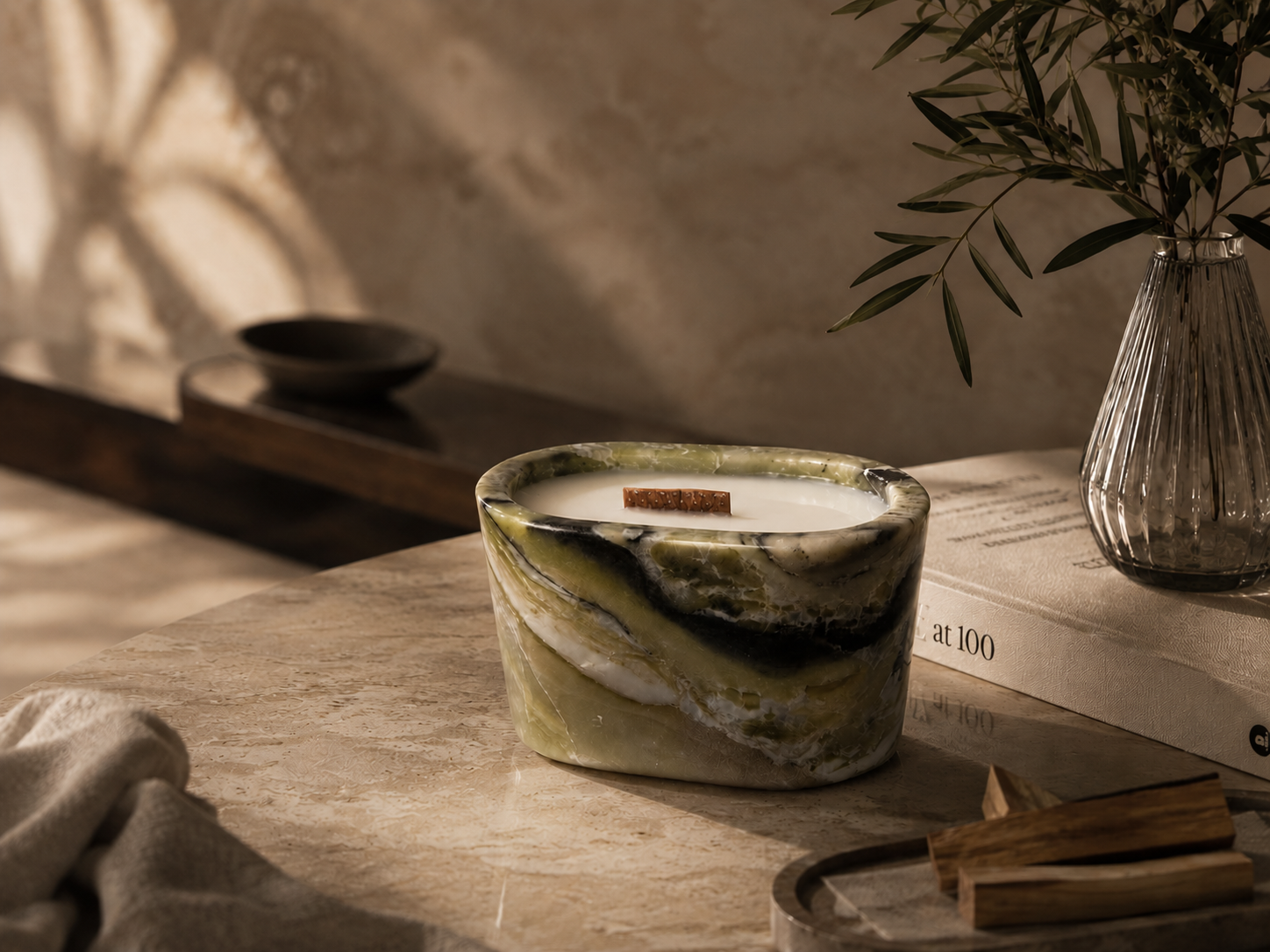 Nocturne Oval Vessel Candle (SSNC008)
