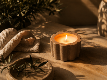 Solea Fluted Candle (SSSC002)