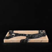 Blush Noir Marble Tray
