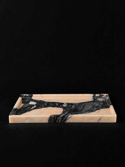 Blush Noir Marble Tray